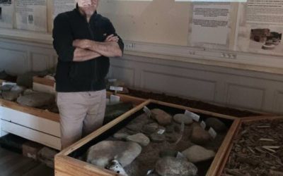 Une salle dans le château de Roche la Molière mise à disposition de MOLERIAE