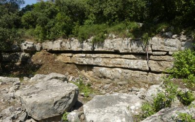 Les carrières de meules à Le Puech des Molles